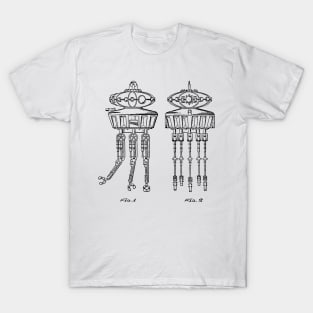 Toy Robot Vintage Patent Hand Drawing T-Shirt